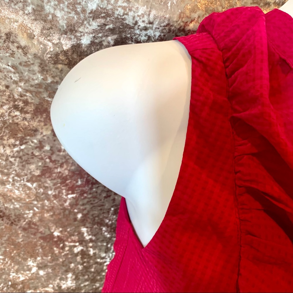 K/Lab Pink Ruffle Blouse - Picture 4 of 6